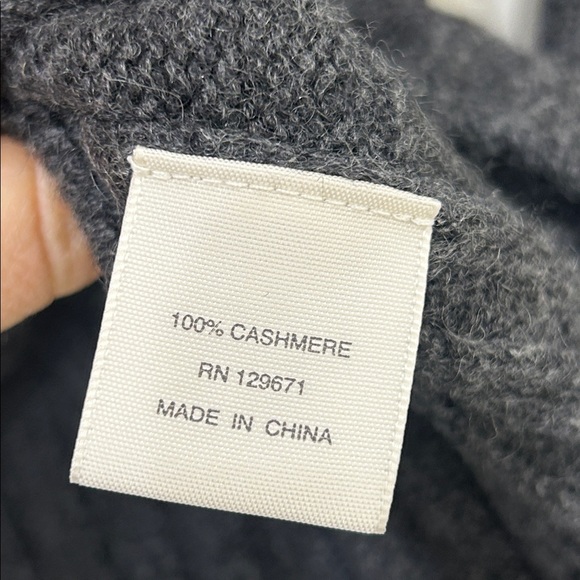 Naked Cashmere 100% Cashmere Sweater Dress Dark Gray Size Large - Picture 8 of 16